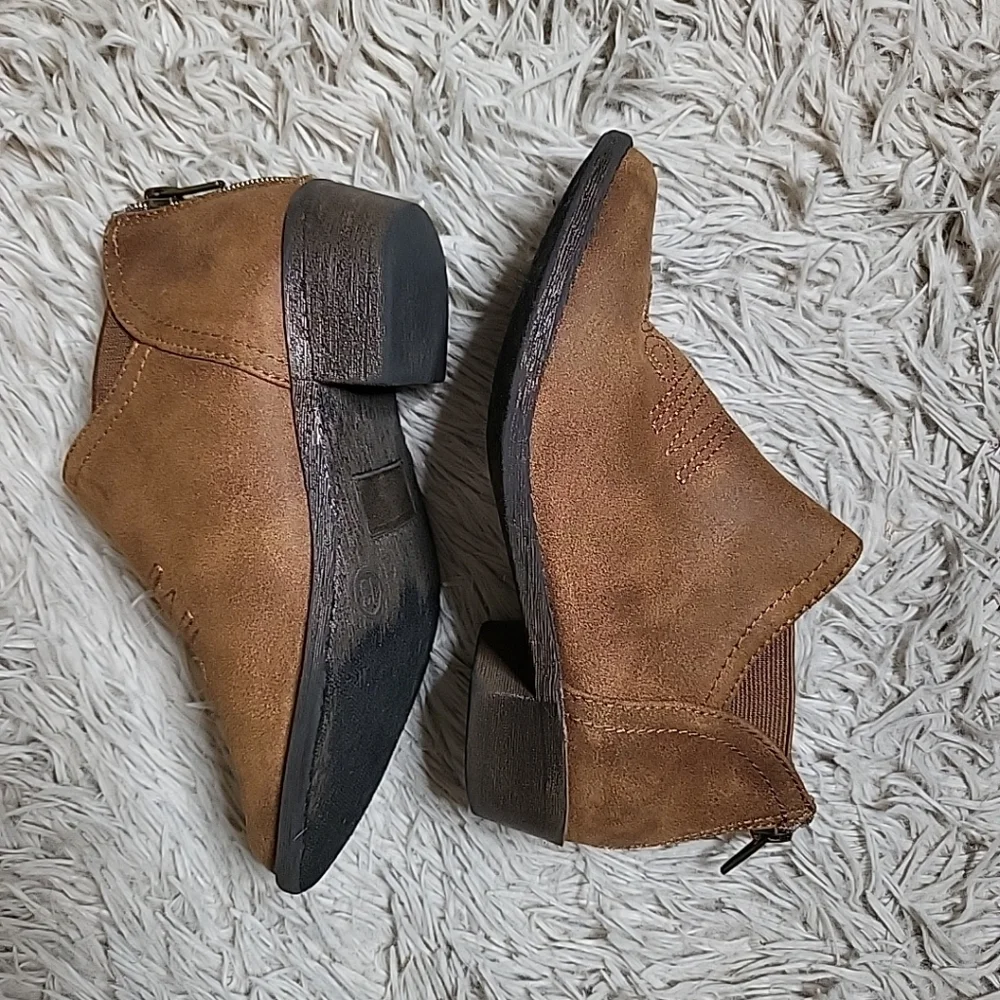 Little Girls Kids Youth Brown Western Booties Cat & Jack Size 13 Country Cowboy
